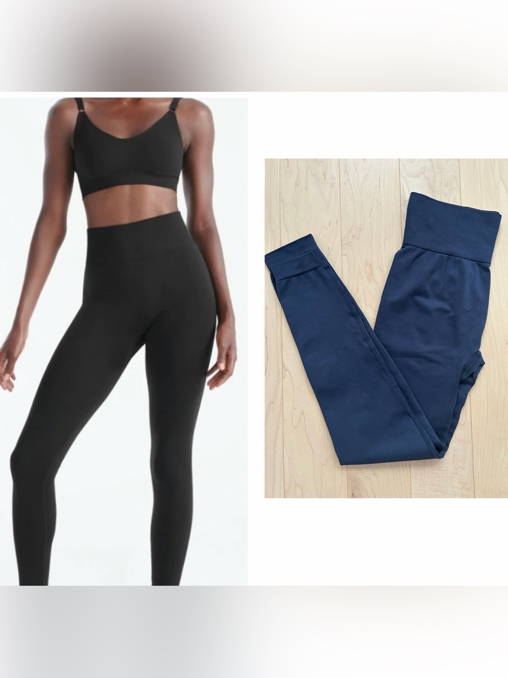 knix ‘Good To Go’ Blue High-Rise Leggings